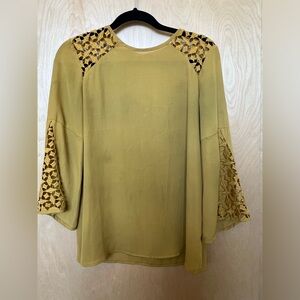Elegant Dark Yellow Women's Top